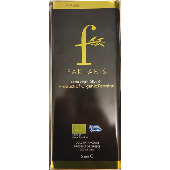 Bio Extra Virgin Greek Olive Oil 5 Liters